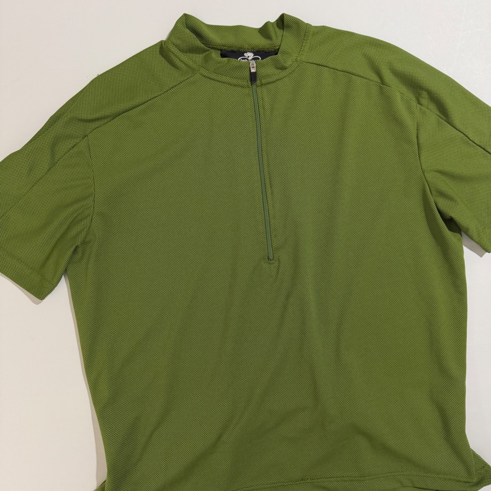 Bellwether Women's Green Short Sleeve Cycling Jersey Top X-Large